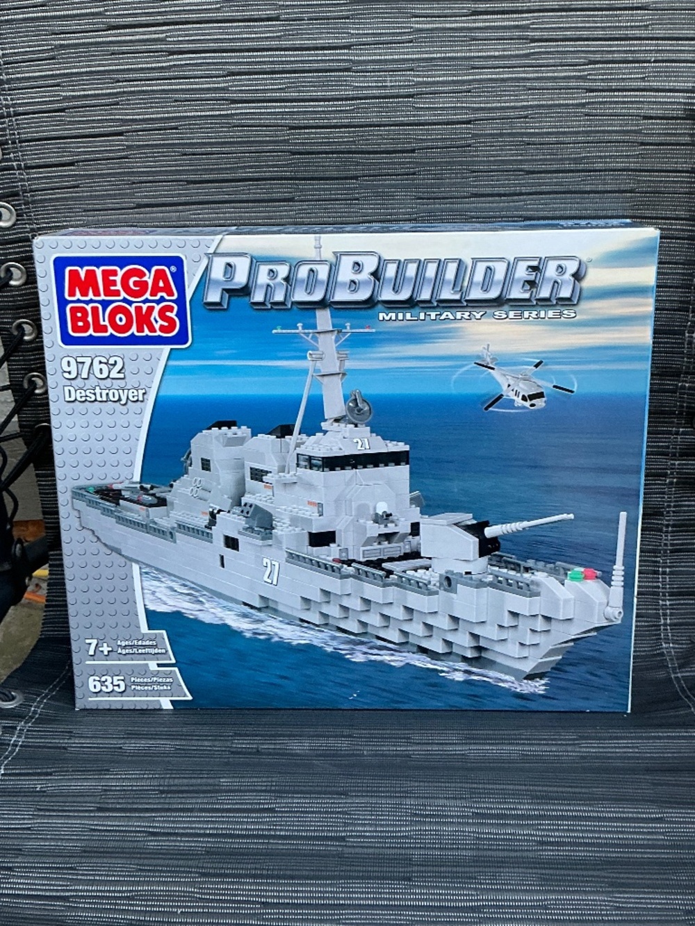 Mega Bloks Probuilder Destroyer Military Series 635 Pcs New Sealed 2003 # 9762